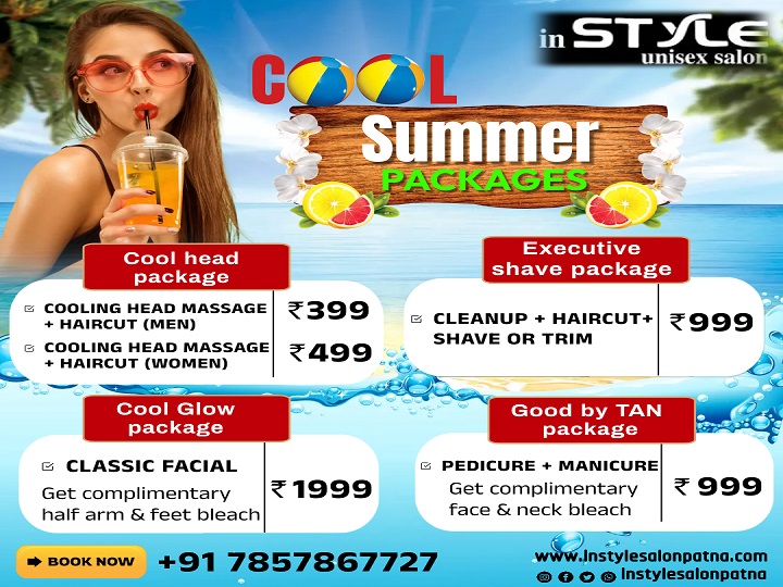 Cool Summer Packages for your Hair and Skin